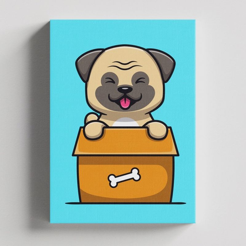 TAYRONA STORE - Cuadros Retablo Animales Perro 433 - 35x50cm