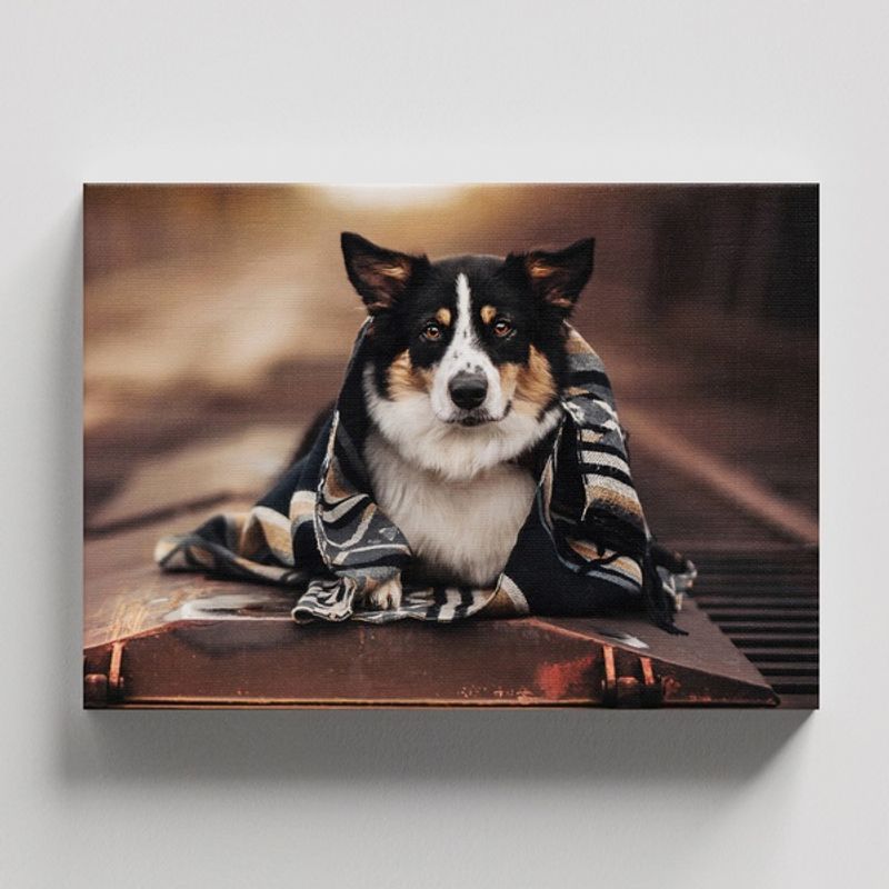TAYRONA STORE - Cuadros Retablo Animales Perro 464 - 50x35cm