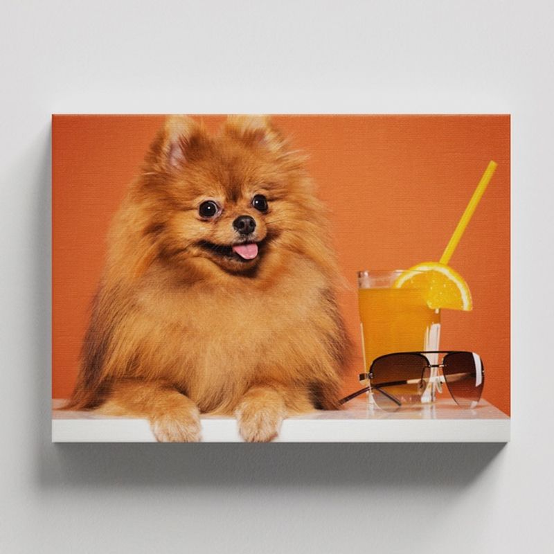 TAYRONA STORE - Cuadros Retablo Animales Perro 454 - 50x35cm