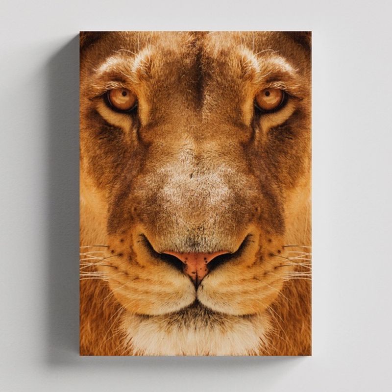 TAYRONA STORE - Cuadros Retablo Animales Leones Colores 241 - 35x50cm