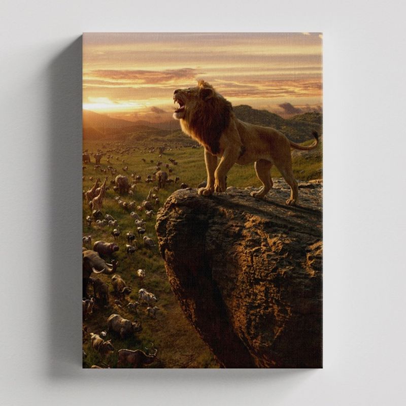 TAYRONA STORE - Cuadros Retablo Animales Leones Colores 267 - 35x50cm