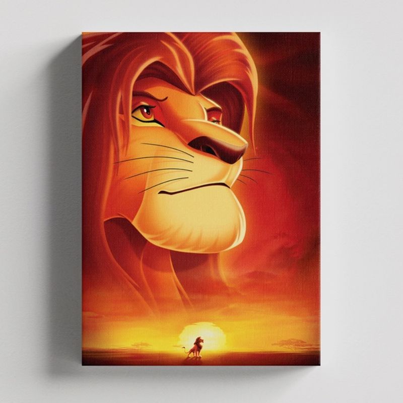 TAYRONA STORE - Cuadros Retablo Animales Leones Colores 268 - 35x50cm