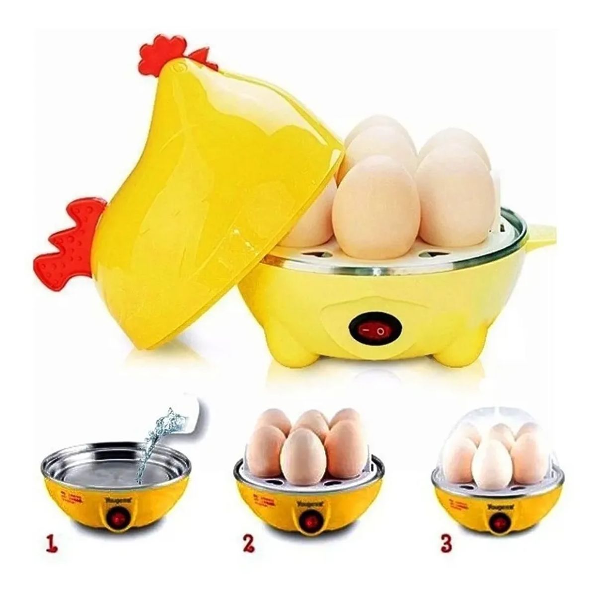 HOME - Hervidor De Huevos Cocedor Eléctrico 7 Huevos