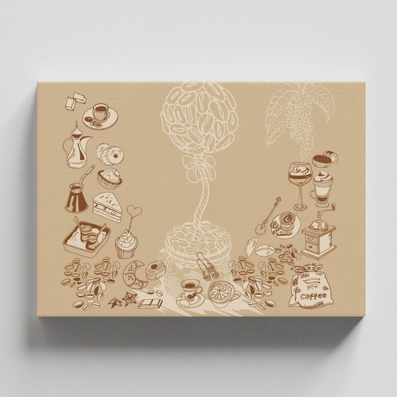 TAYRONA STORE - Cuadros Retablo Bebidas Café 057 - 50x35cm
