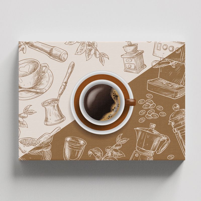 TAYRONA STORE - Cuadros Retablo Bebidas Café 061 - 50x35cm