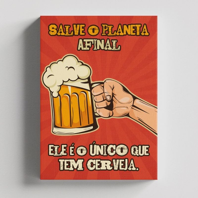 TAYRONA STORE - Cuadros Retablo Bebidas Cerveza 002 - 35x50cm