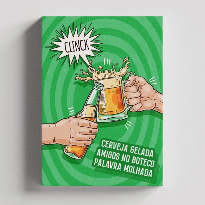 TAYRONA STORE - Cuadros Retablo Bebidas Cerveza 006 - 35x50cm