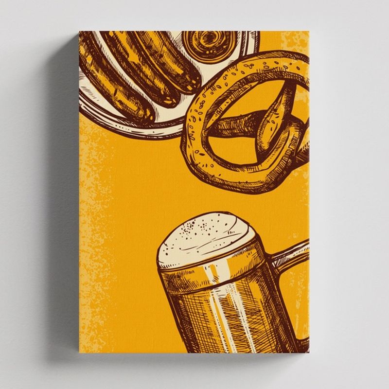 TAYRONA STORE - Cuadros Retablo Bebidas Cerveza 012 - 35x50cm