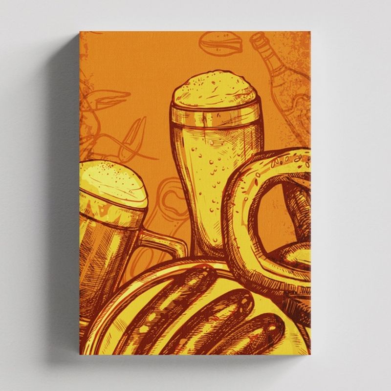 TAYRONA STORE - Cuadros Retablo Bebidas Cerveza 014 - 35x50cm