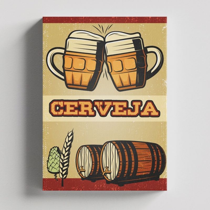 TAYRONA STORE - Cuadros Retablo Bebidas Cerveza 020 - 35x50cm