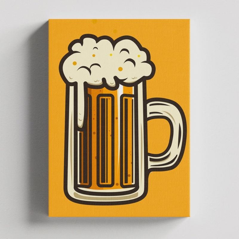 TAYRONA STORE - Cuadros Retablo Bebidas Cerveza 025 - 35x50cm