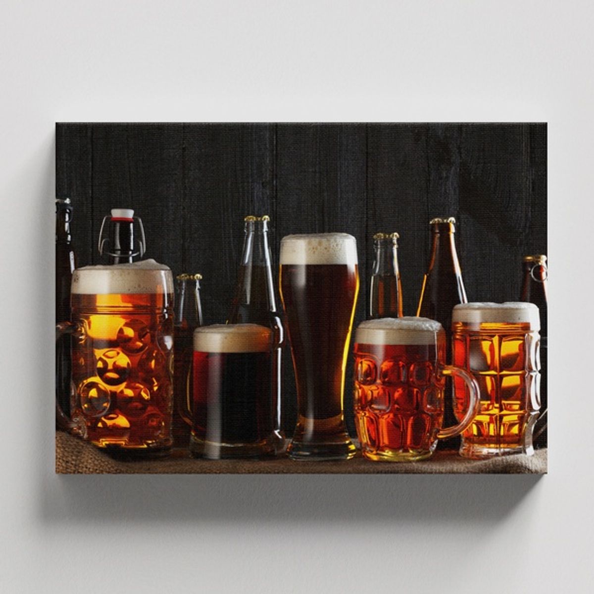 TAYRONA STORE - Cuadros Retablo Bebidas Cerveza 060 - 50x35cm