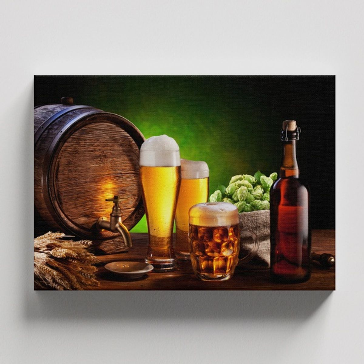 TAYRONA STORE - Cuadros Retablo Bebidas Cerveza 062 - 50x35cm