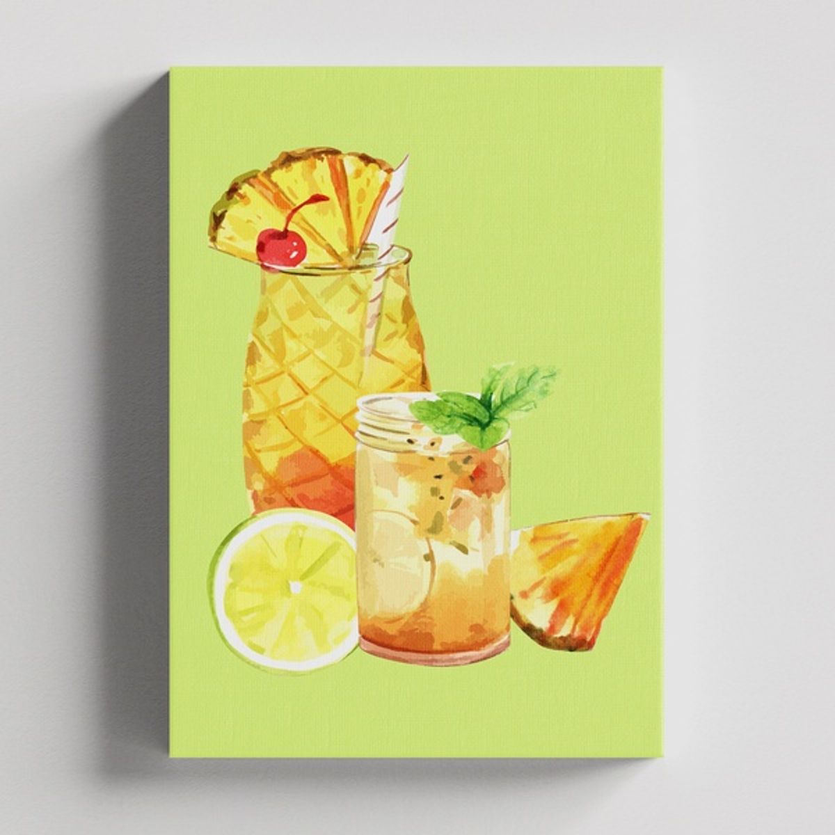 TAYRONA STORE - Cuadros Retablo Bebidas Jugos 008 - 35x50cm