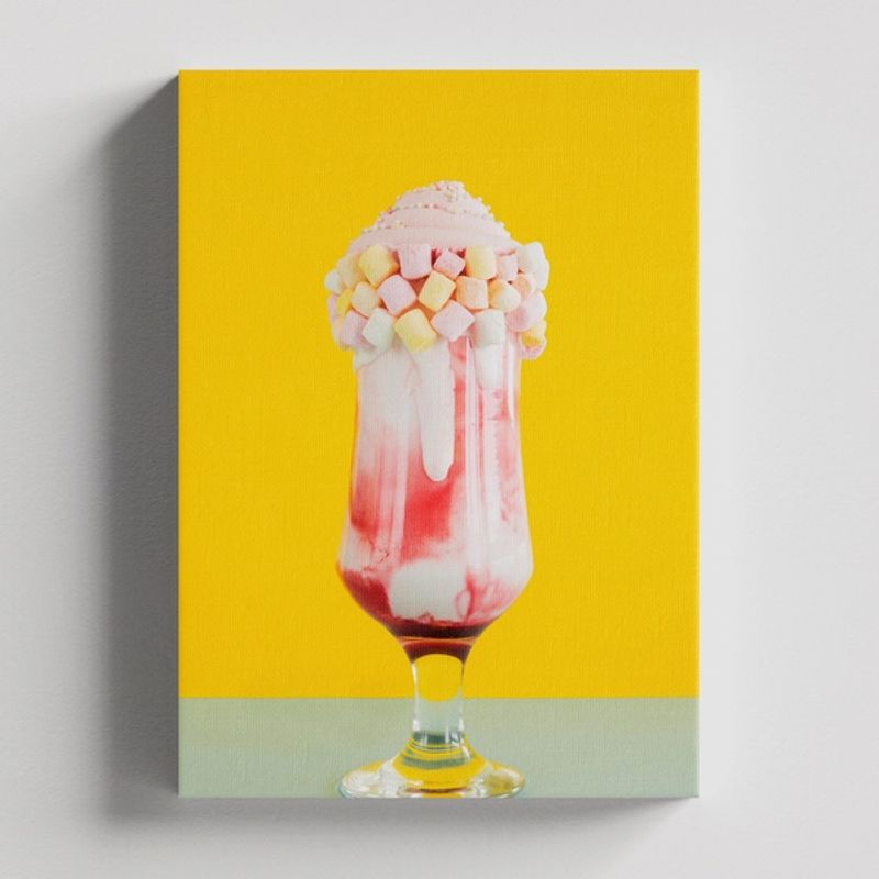 TAYRONA STORE - Cuadros Retablo Bebidas Malteadas 018 - 35x50cm