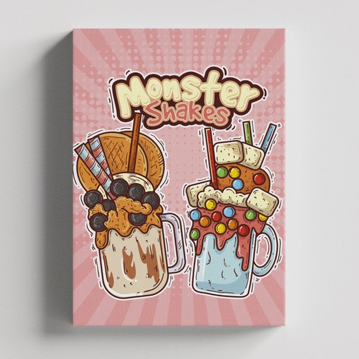 TAYRONA STORE - Cuadros Retablo Bebidas Malteadas 009 - 35x50cm