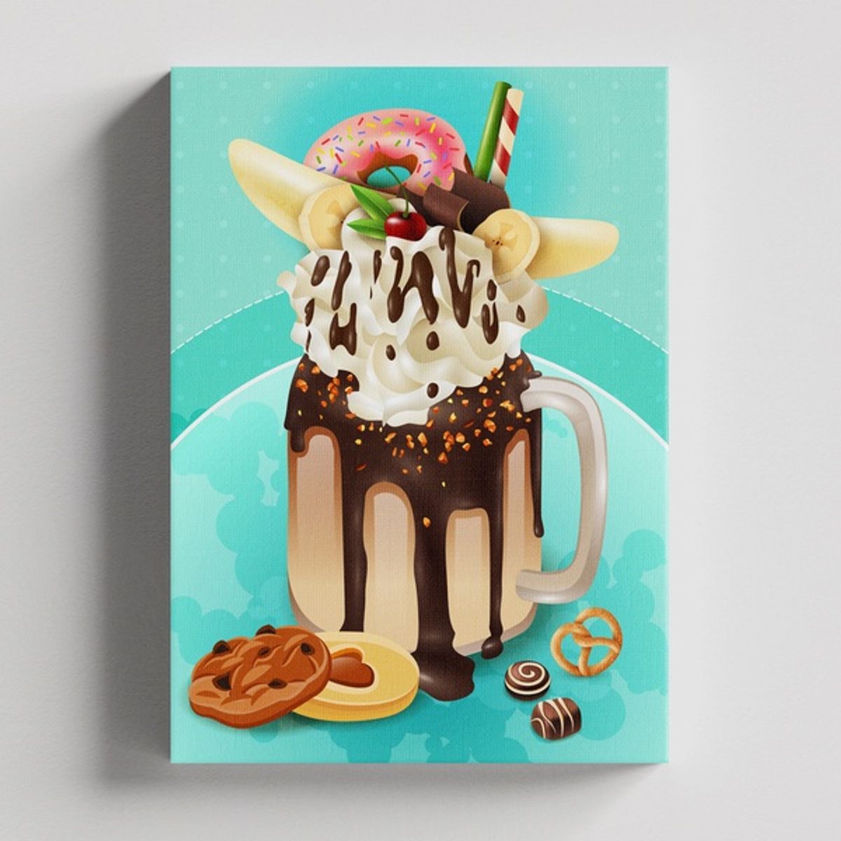 TAYRONA STORE - Cuadros Retablo Bebidas Malteadas 012 - 35x50cm