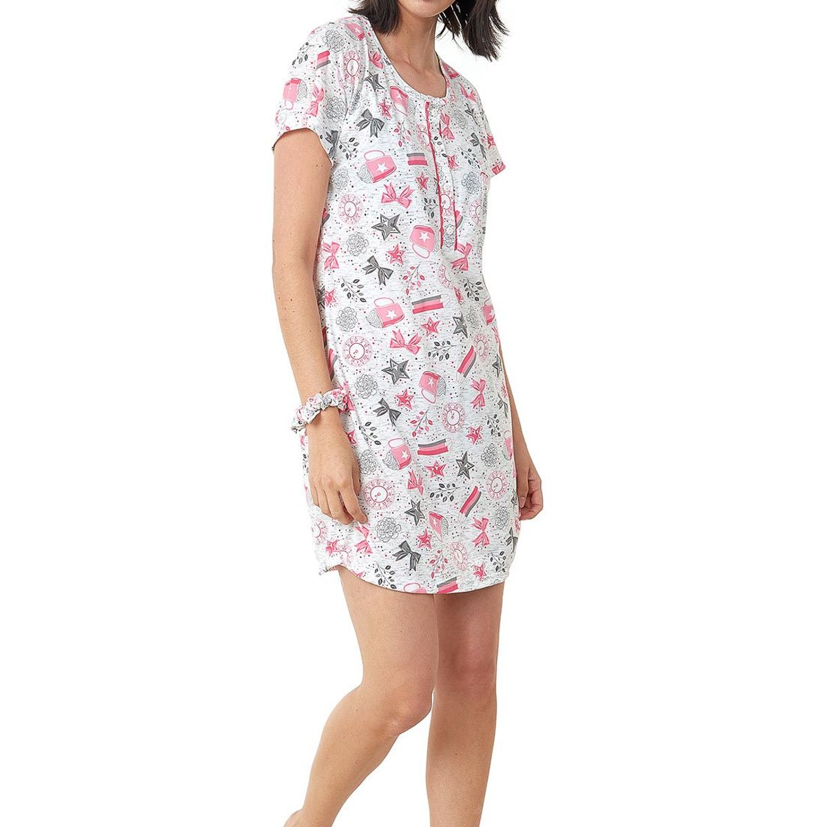 SANTANA - Batola Mujer Helena Estampada Cereza