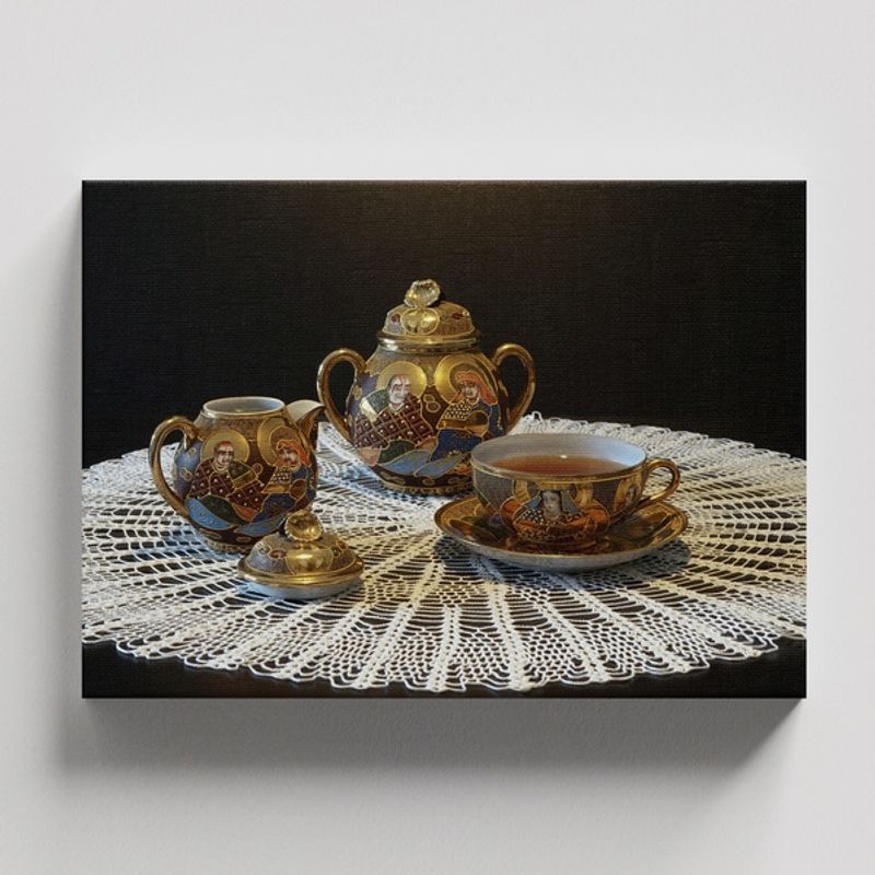 TAYRONA STORE - Cuadros Retablo Bebidas Te 048 - 50x35cm