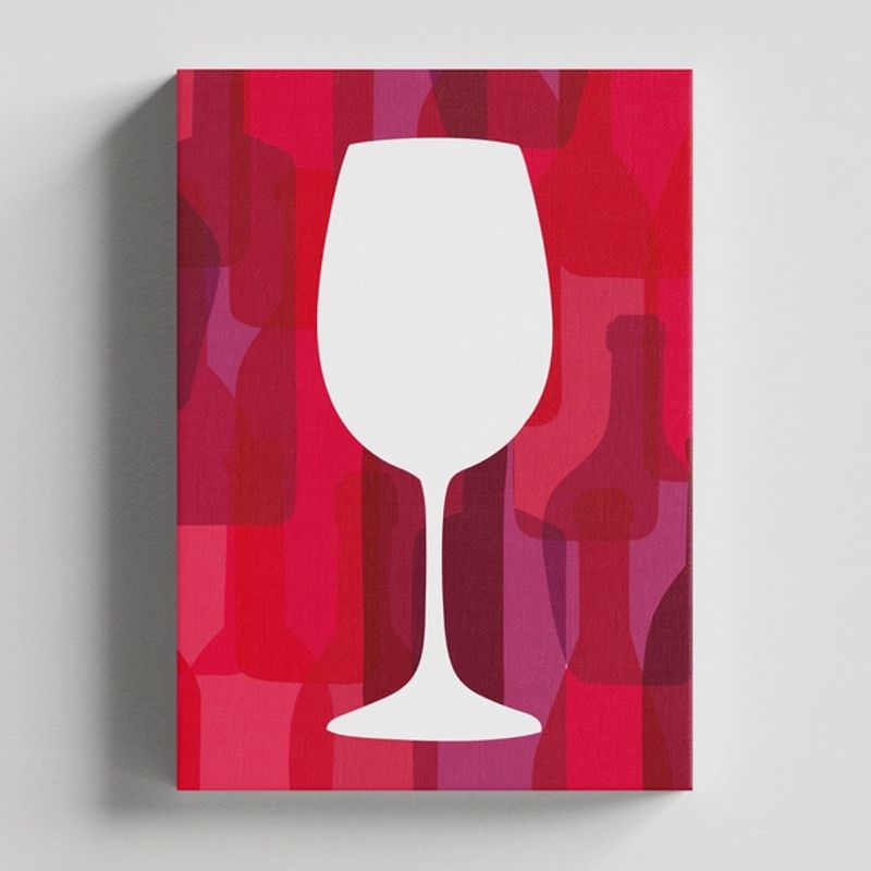 TAYRONA STORE - Cuadros Retablo Bebidas Vino 005 - 35x50cm