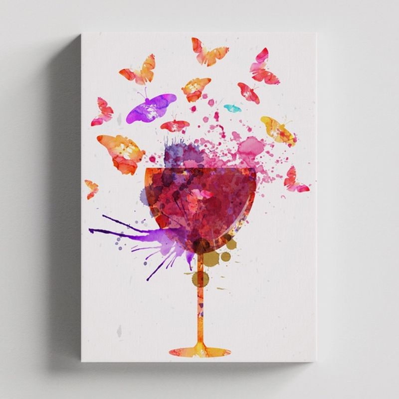 TAYRONA STORE - Cuadros Retablo Bebidas Vino 007 - 35x50cm