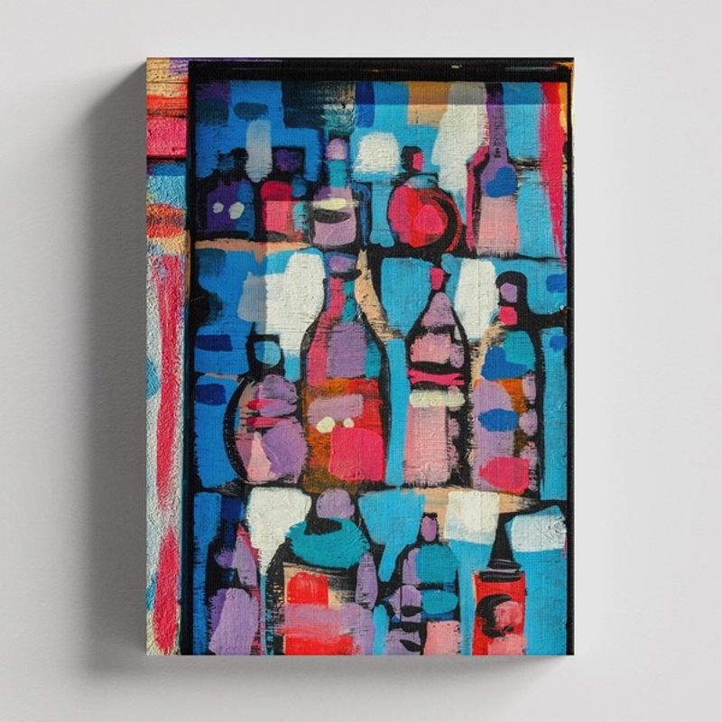 TAYRONA STORE - Cuadros Retablo Bebidas Vino 031 - 35x50cm