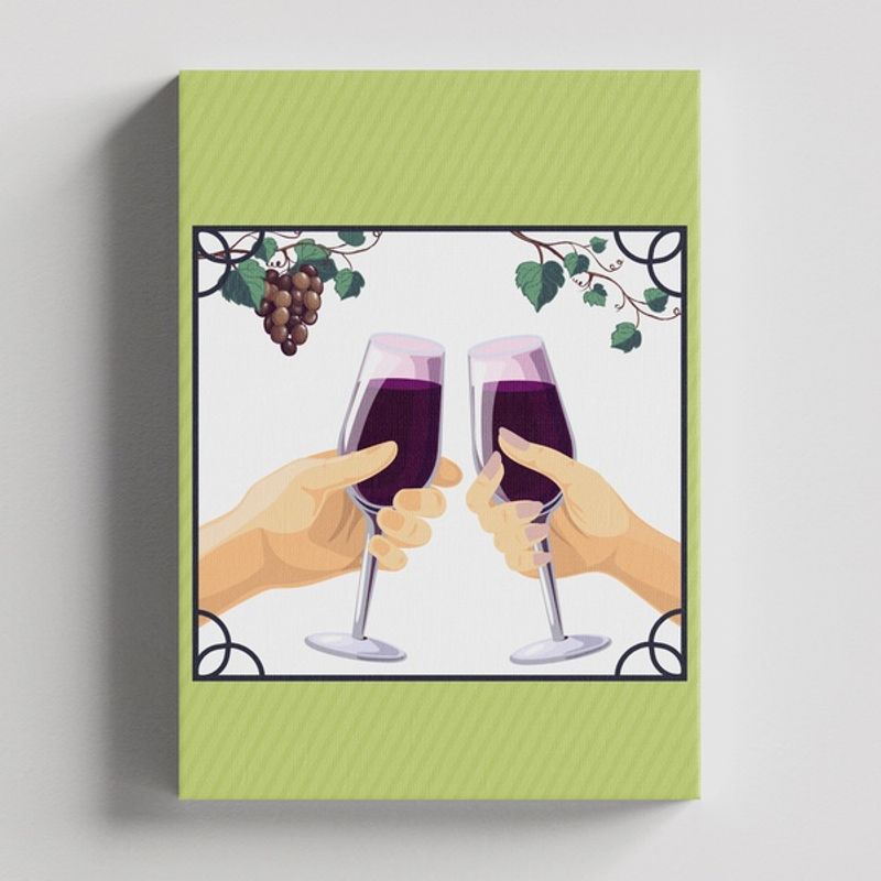 TAYRONA STORE - Cuadros Retablo Bebidas Vino 040 - 35x50cm