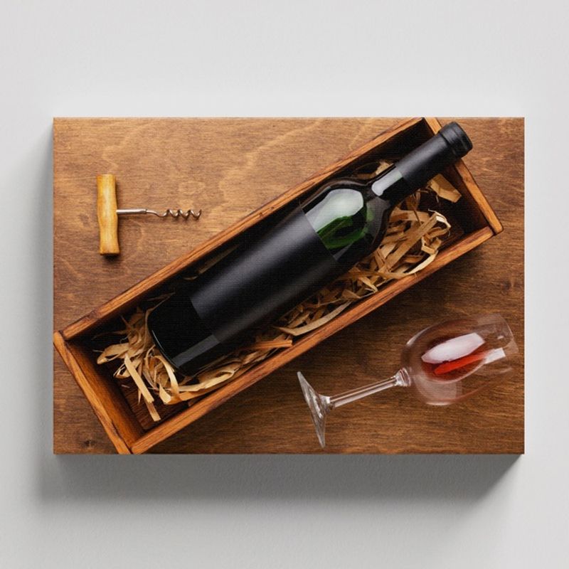 TAYRONA STORE - Cuadros Retablo Bebidas Vino 063 - 50x35cm