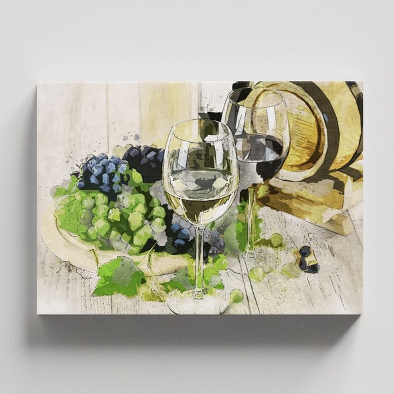 TAYRONA STORE - Cuadros Retablo Bebidas Vino 081 - 50x35cm
