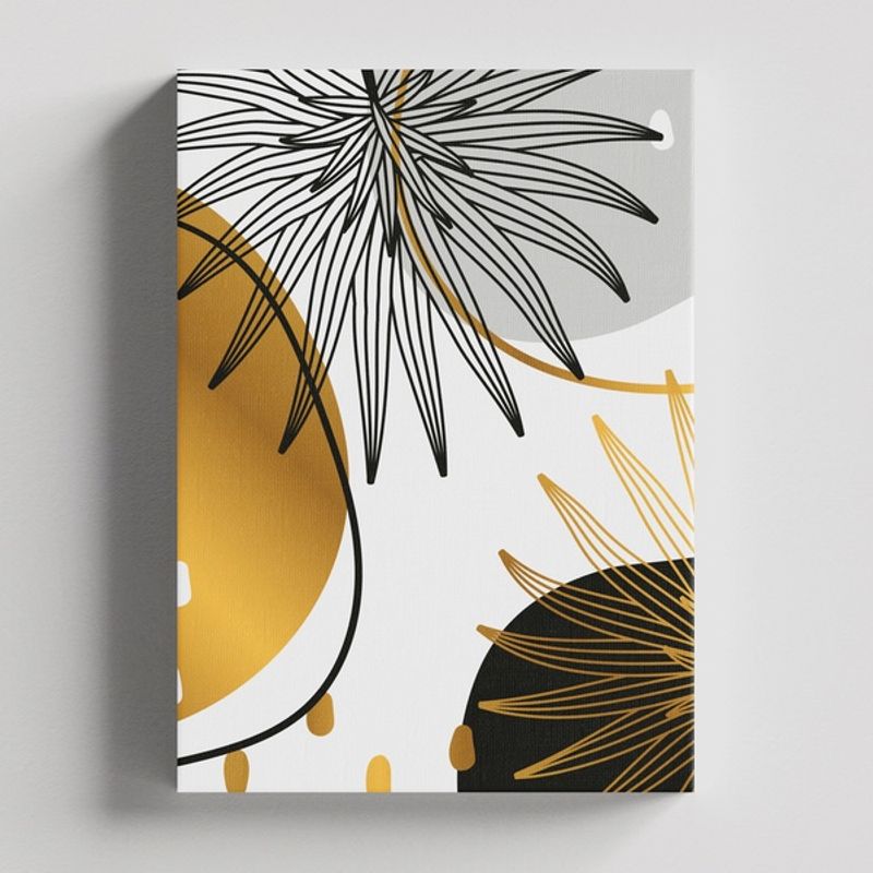 TAYRONA STORE - Cuadros Retablo Blanco y Dorado 018 - 35x50cm
