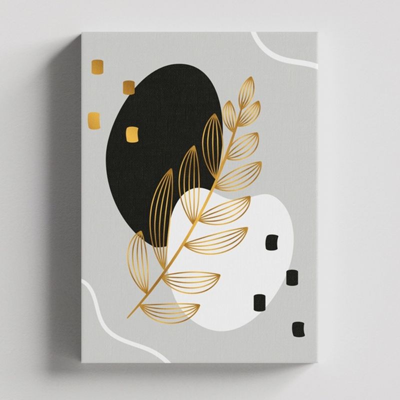 TAYRONA STORE - Cuadros Retablo Blanco y Dorado 016 - 35x50cm