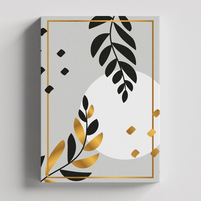 TAYRONA STORE - Cuadros Retablo Blanco y Dorado 014 - 35x50cm