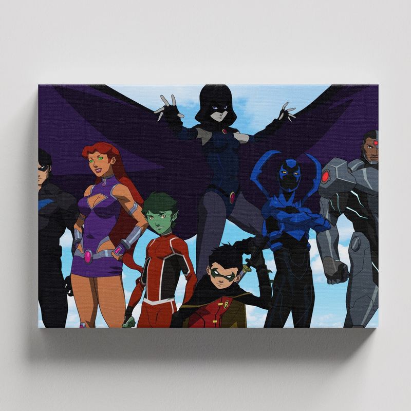 TAYRONA STORE - Cuadros Retablo Dc Comics Jovens Titans 009 - 50x35cm