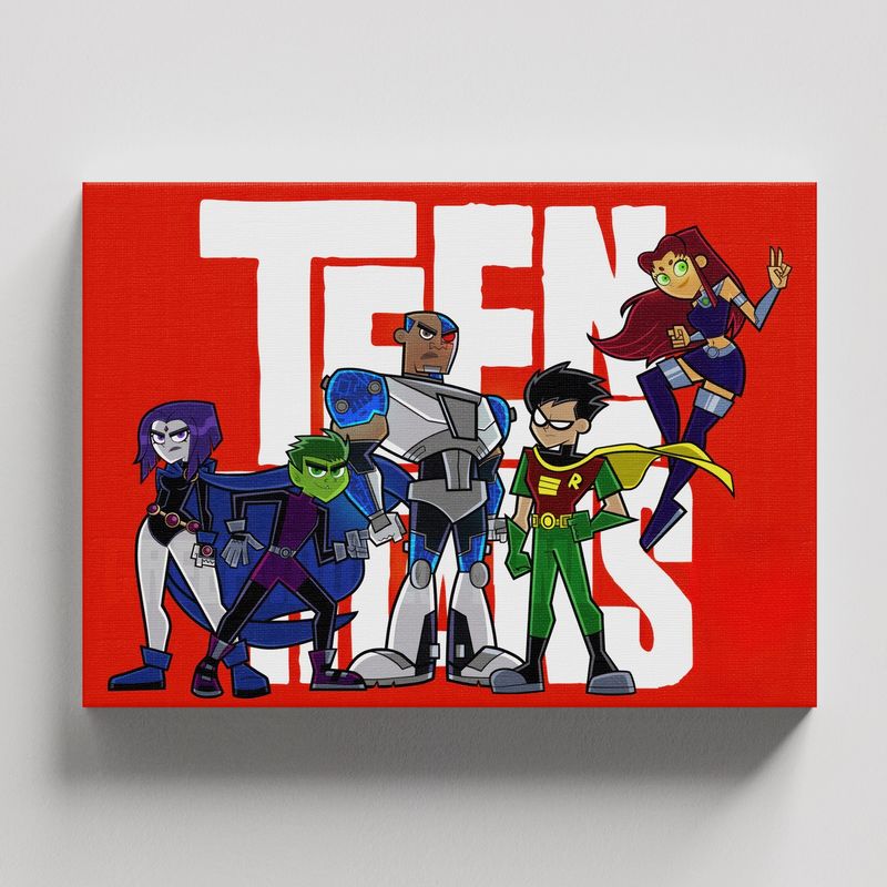 TAYRONA STORE - Cuadros Retablo Dc Comics Jovens Titans 006 - 50x35cm