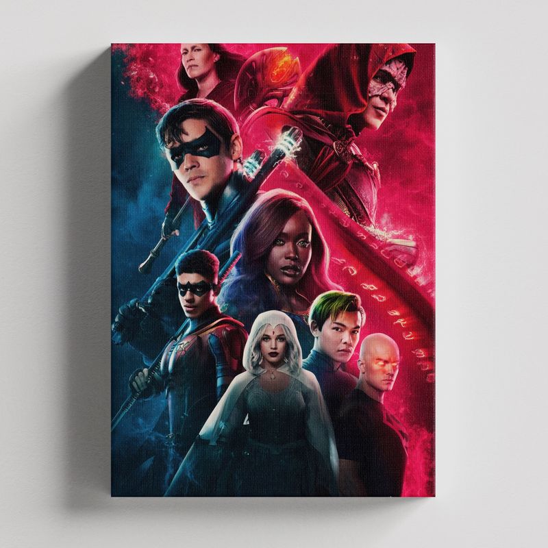 TAYRONA STORE - Cuadros Retablo Dc Comics Jovens Titans 002 - 35x50cm
