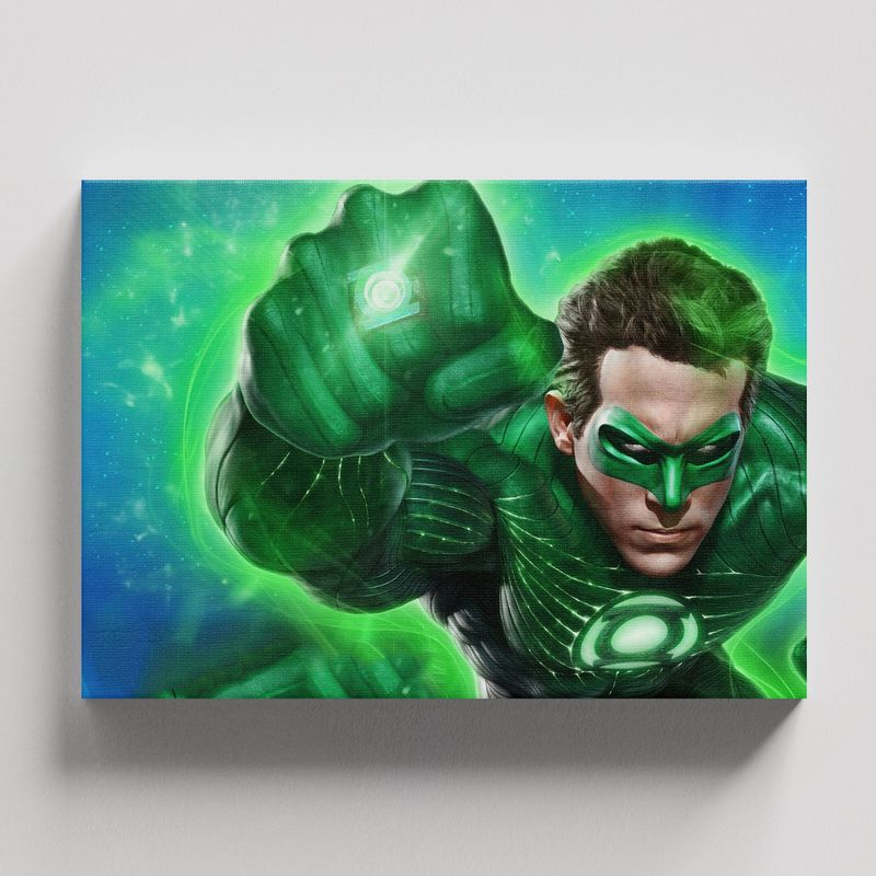 TAYRONA STORE - Cuadros Retablo Dc Comics Linterna Verde 017 - 50x35cm