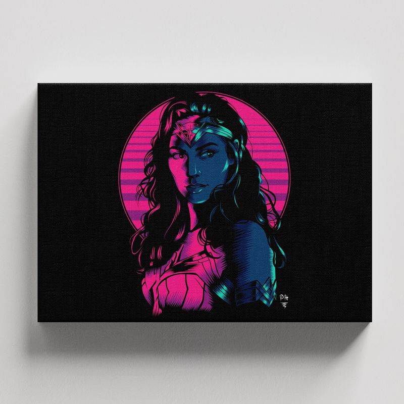 TAYRONA STORE - Cuadros Retablo Dc Comics Mujer Maravilla 026 - 50x35cm