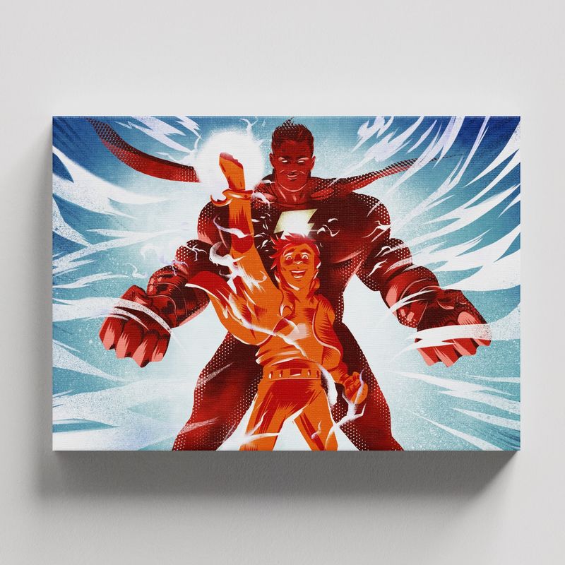 TAYRONA STORE - Cuadros Retablo Dc Comics Shazam 015 - 50x35cm
