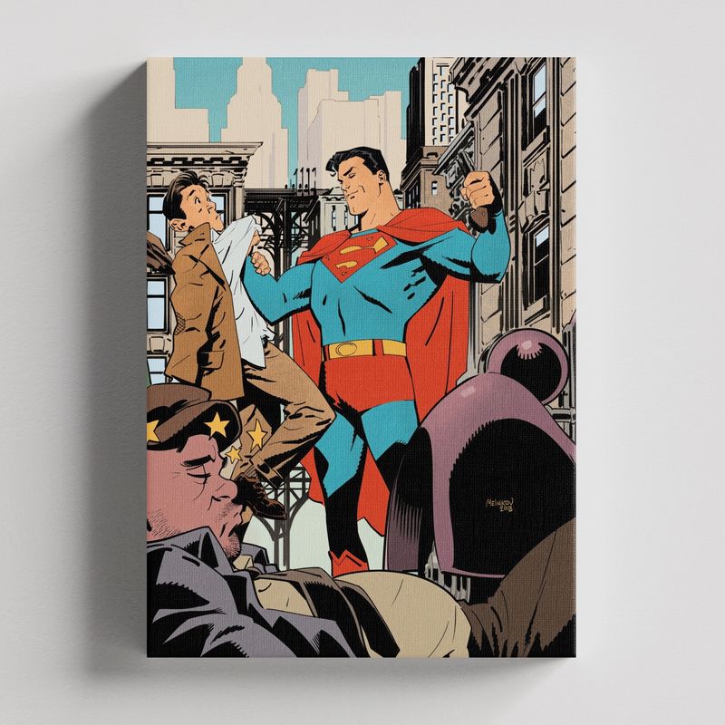 TAYRONA STORE - Cuadros Retablo Dc Comics Superman 011 - 35x50cm