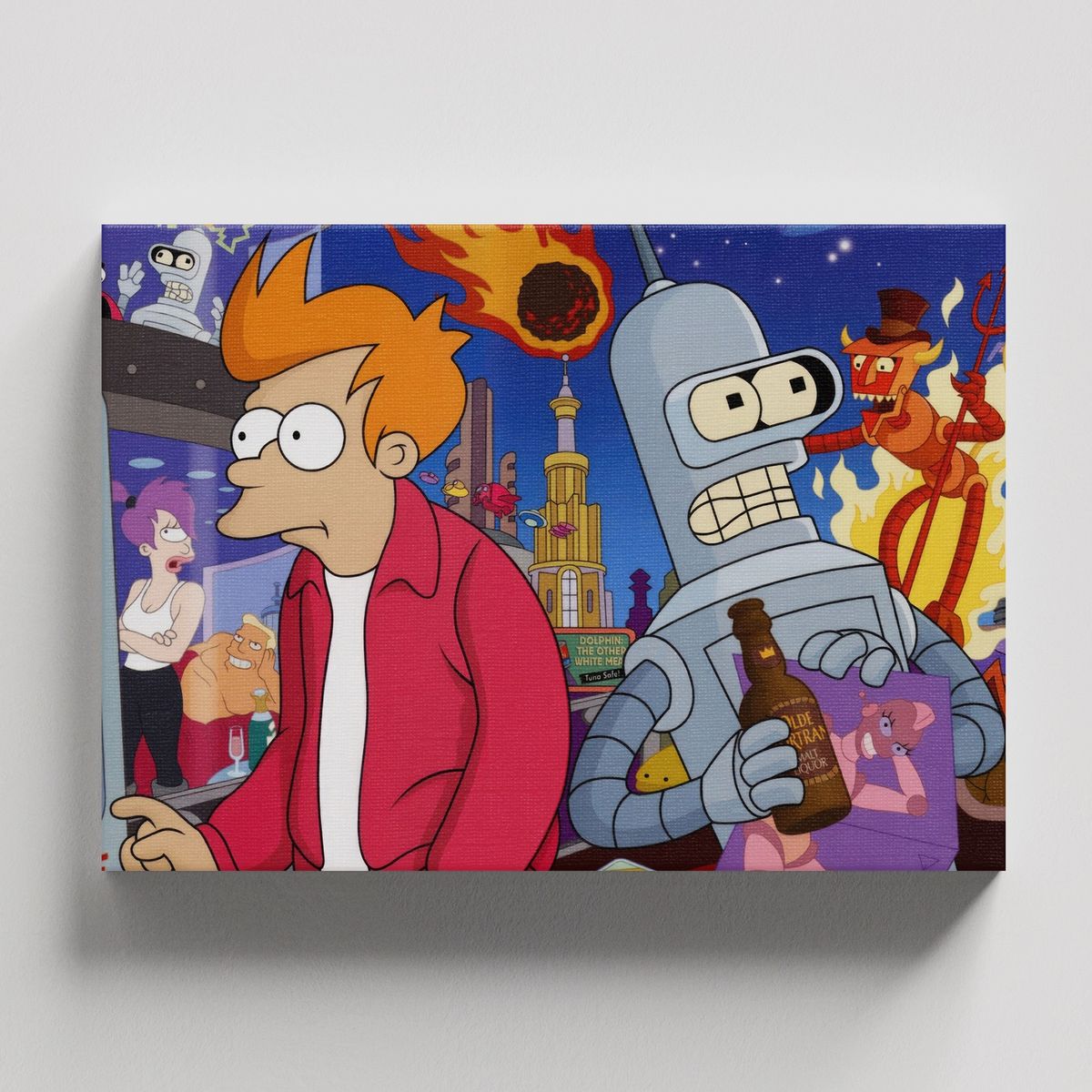 TAYRONA STORE - Cuadros Retablo Dibujos Animados Varios 079 - 50x35cm