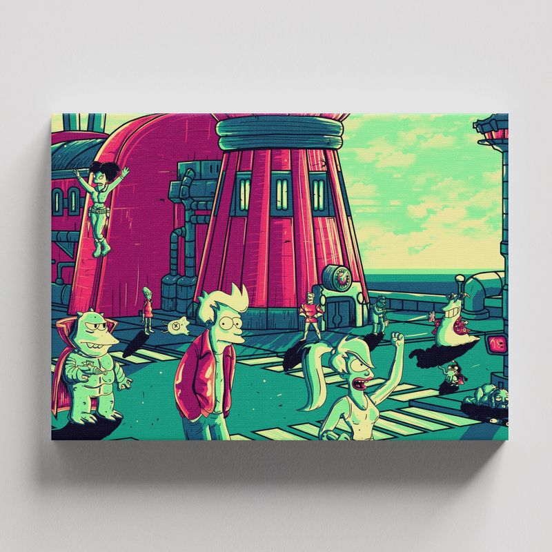TAYRONA STORE - Cuadros Retablo Dibujos Animados Varios 080 - 50x35cm