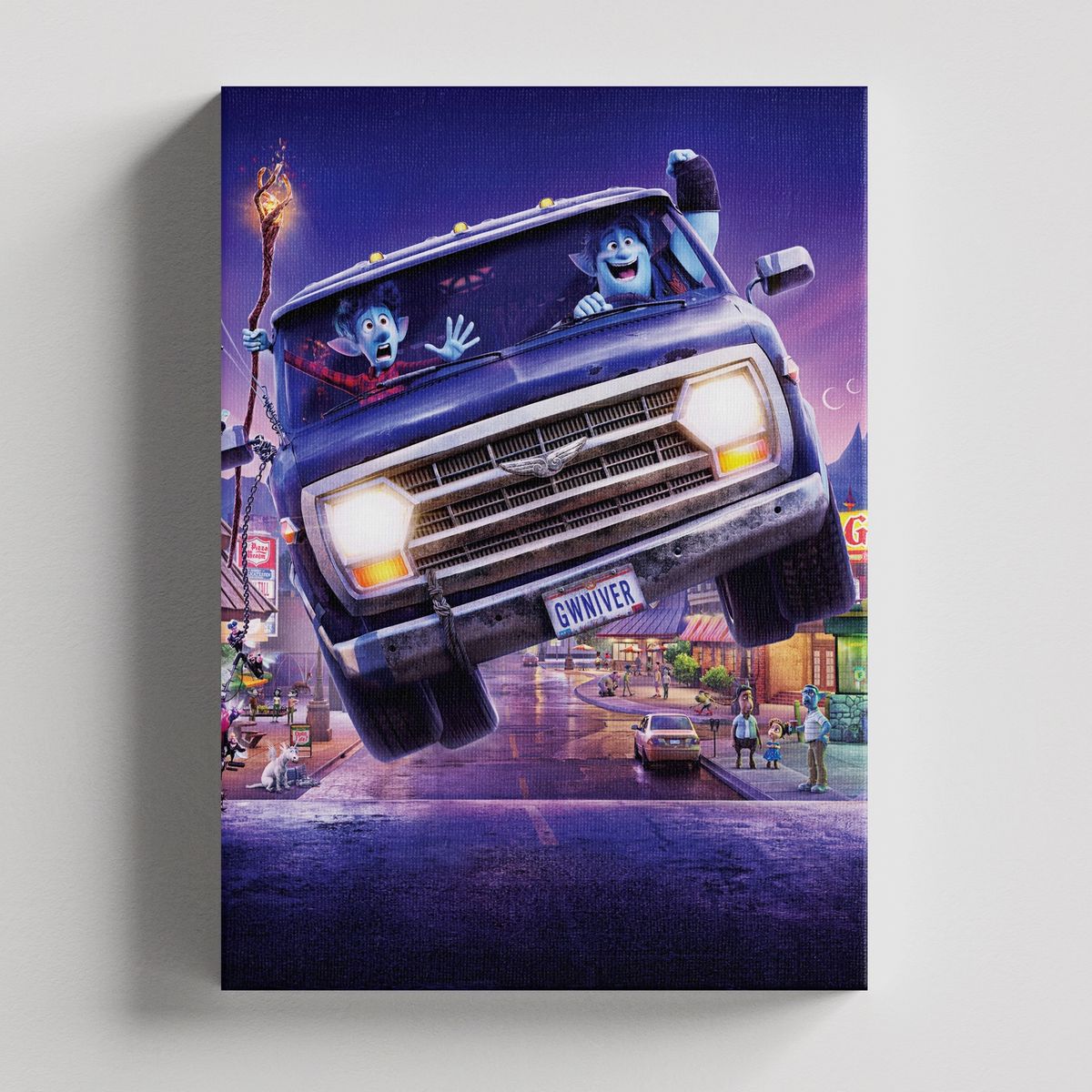 TAYRONA STORE - Cuadros Retablo Dibujos Animados Dos Hermanos 001 - 35x50cm