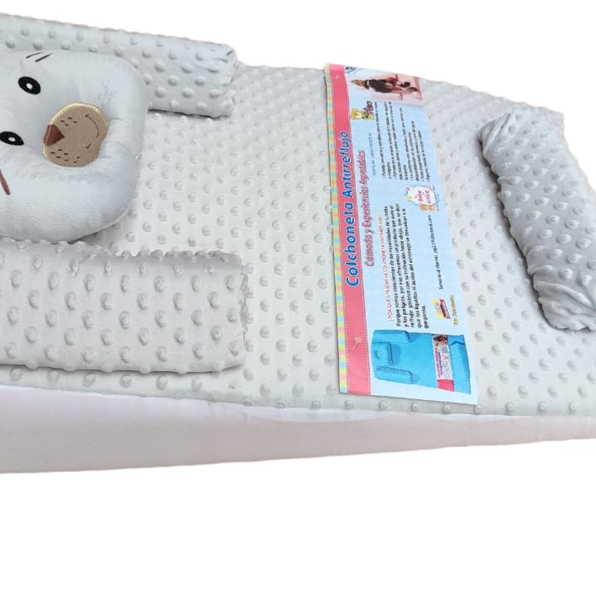 GENERICO - Colchoneta antirreflujo de bebe antialérgica 50x75x14