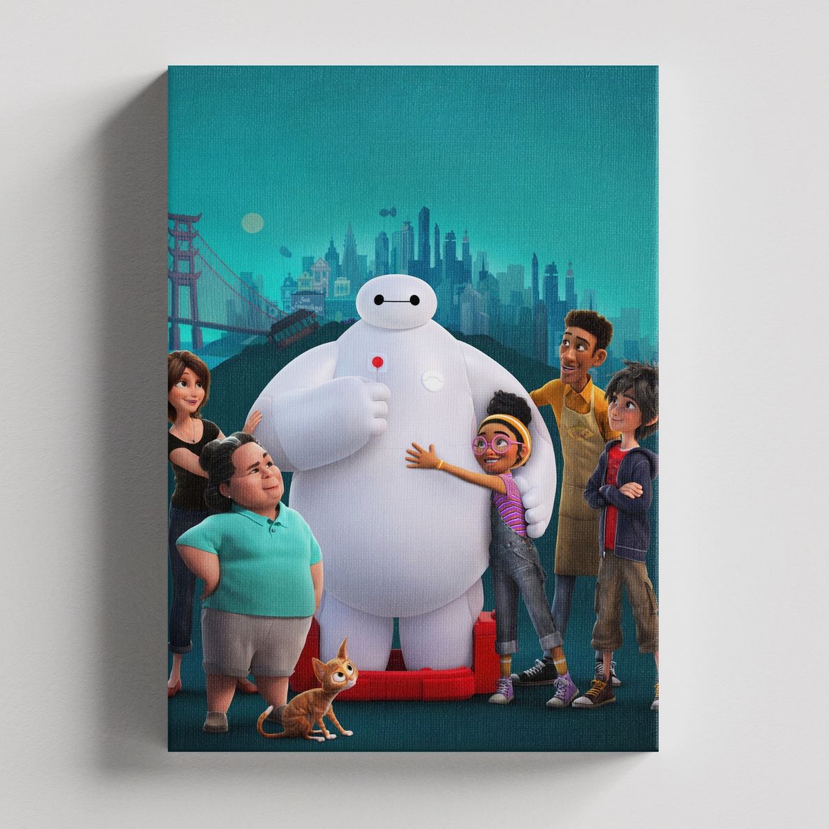 TAYRONA STORE - Cuadros Retablo Dibujos Animados Grandes Héroes 001 - 35x50cm