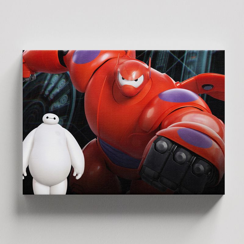 TAYRONA STORE - Cuadros Retablo Dibujos Animados Grandes Héroes 008 - 50x35cm