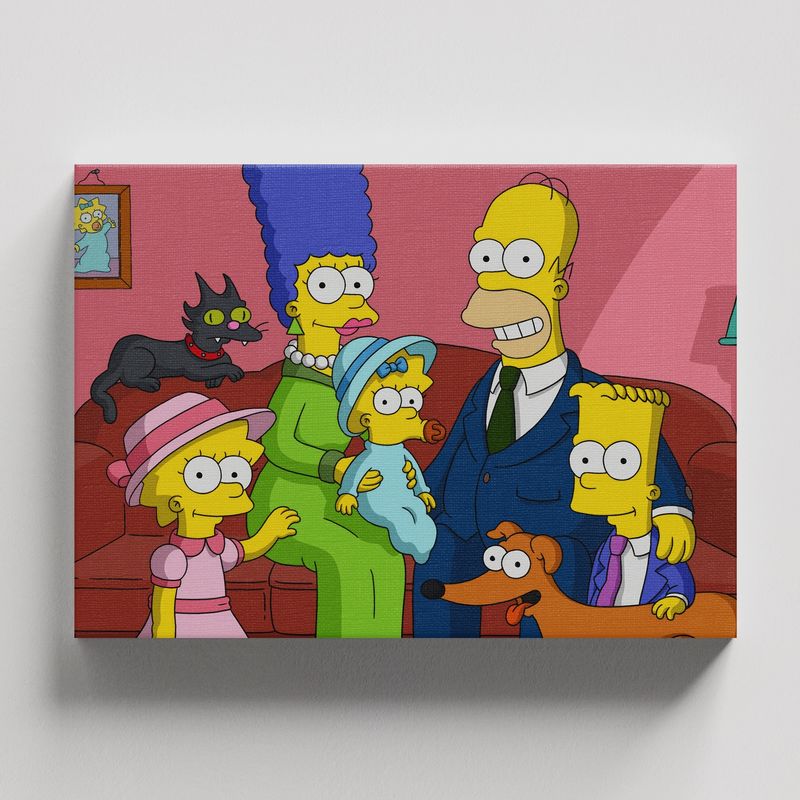 TAYRONA STORE - Cuadros Retablo Dibujos Animados Los Simpsons 004 - 50x35cm