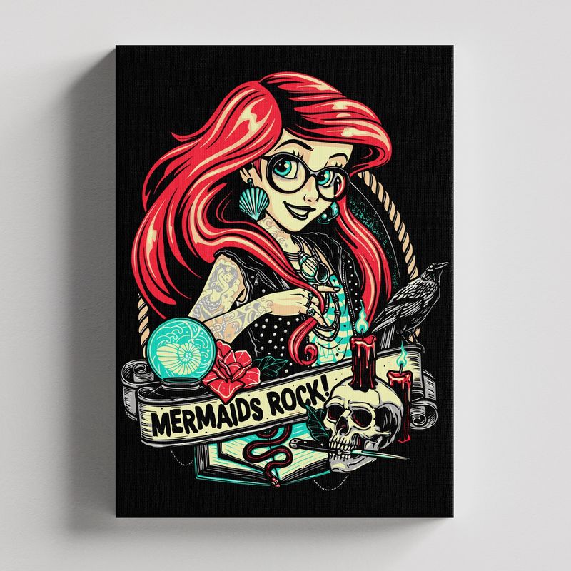 TAYRONA STORE - Cuadros Retablo Dibujos Animados Princesas Disney 002 - 35x50cm