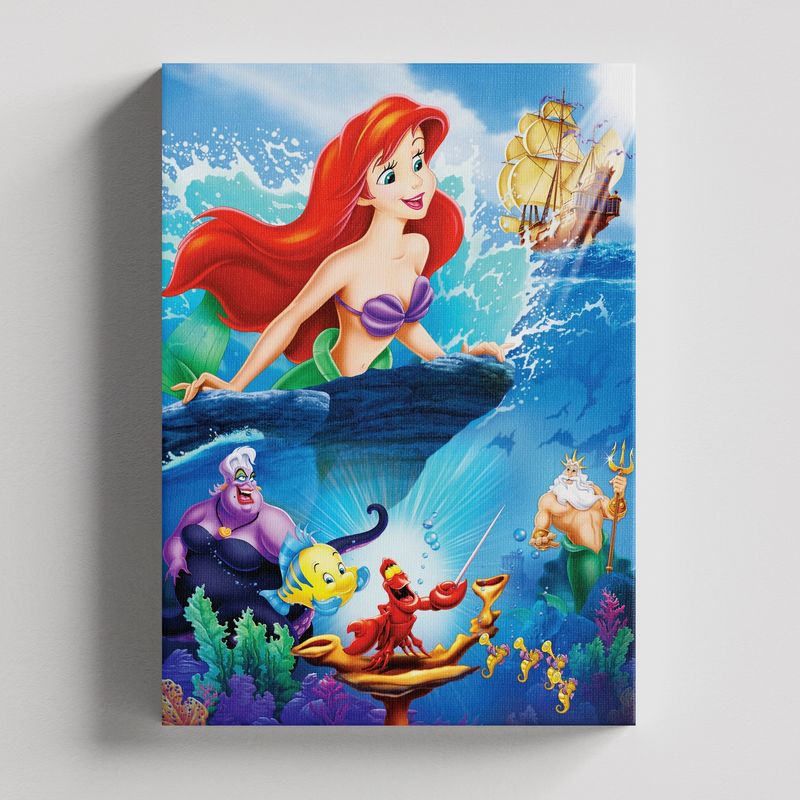 TAYRONA STORE - Cuadros Retablo Dibujos Animados Princesas Disney 004 - 35x50cm