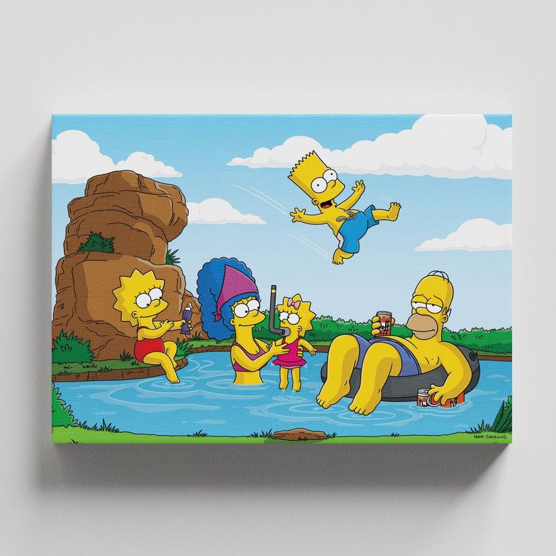 TAYRONA STORE - Cuadros Retablo Dibujos Animados Los Simpsons 001 - 50x35cm