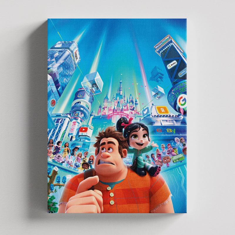 TAYRONA STORE - Cuadros Retablo Dibujos Animados Wreck-It Ralph 002 - 35x50cm